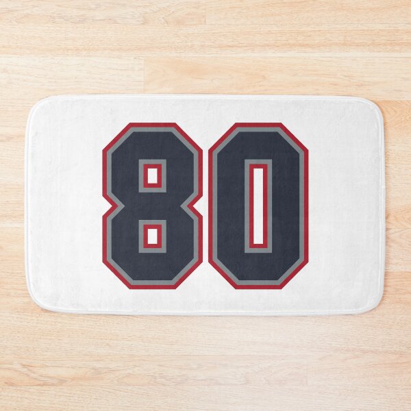 Item preview, 80 Navy Grey Red Sports Number Eighty designed and sold by HelloFromAja.