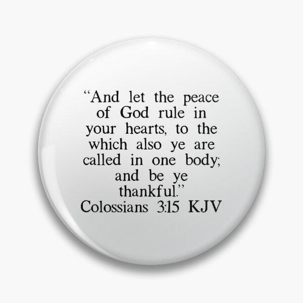 Item preview, Colossians 3:15 KJV designed and sold by IBMClothing.