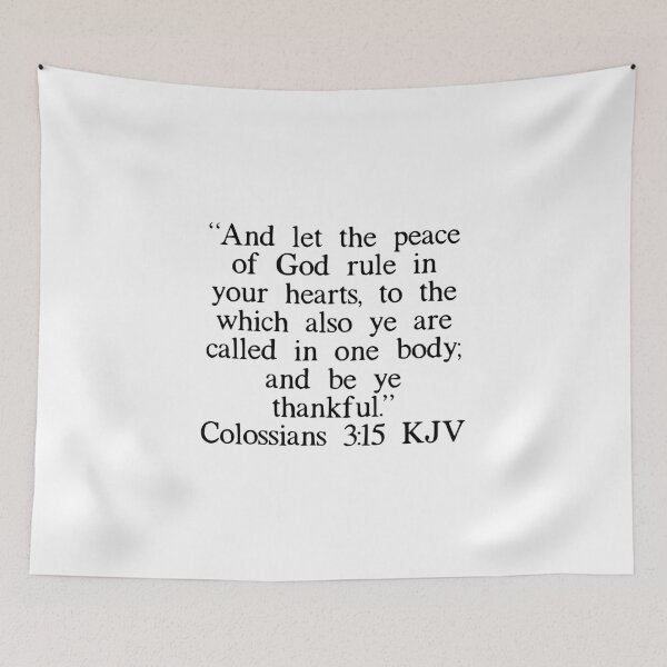 Item preview, Colossians 3:15 KJV designed and sold by IBMClothing.