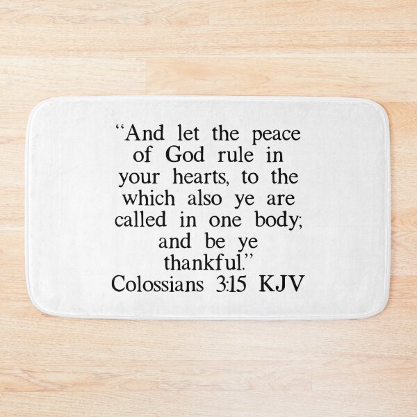 Item preview, Colossians 3:15 KJV designed and sold by IBMClothing.