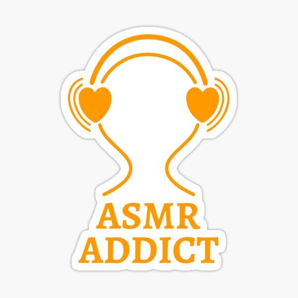 Asmr Addict Artwork Sticker For Sale By Motivation111 Redbubble