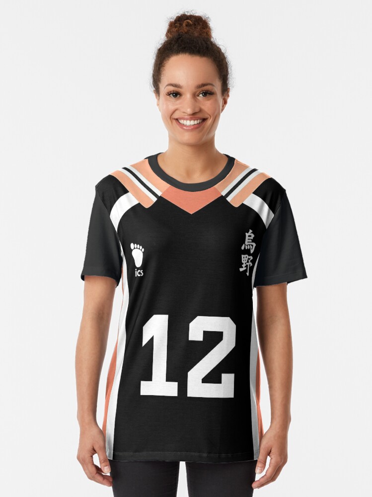 Haikyuu Tadashi Yamaguchi Jersey #12 | Graphic T-Shirt