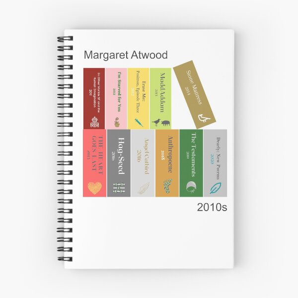 Item preview, Margaret Atwood book print, 2010s designed and sold by UndertoneShop.