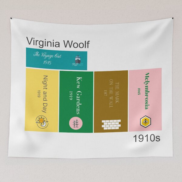 Item preview, Virginia Woolf book print, 1910s designed and sold by UndertoneShop.