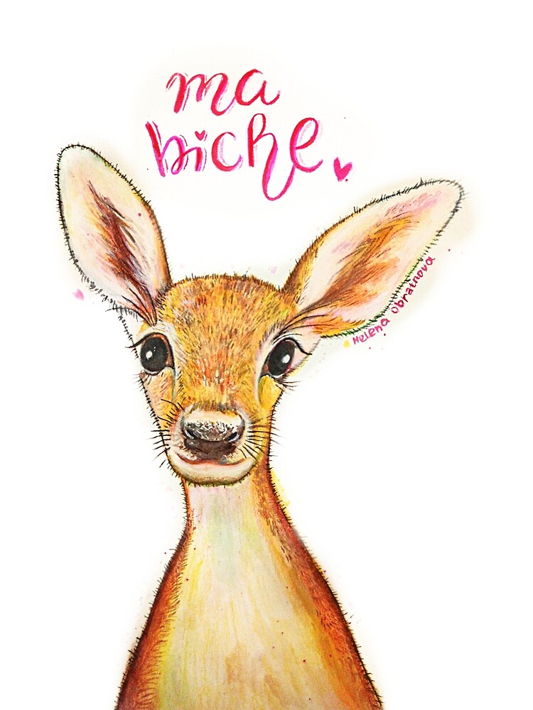 Baby Deer Little Darling Print