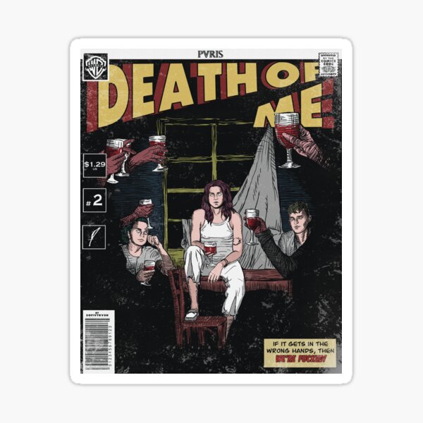 Death of Me comic cover // PVRIS Sticker