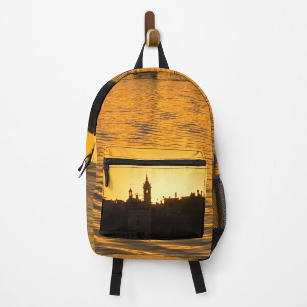 Item preview, Hot Sevillian Silhouettes - Sunset Behind Capilla del Carmen on Guadalquivir River designed and sold by Georgia Mizuleva.