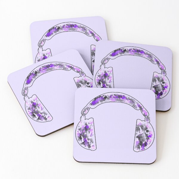 Item preview, Headphones purple designed and sold by BV-creas.