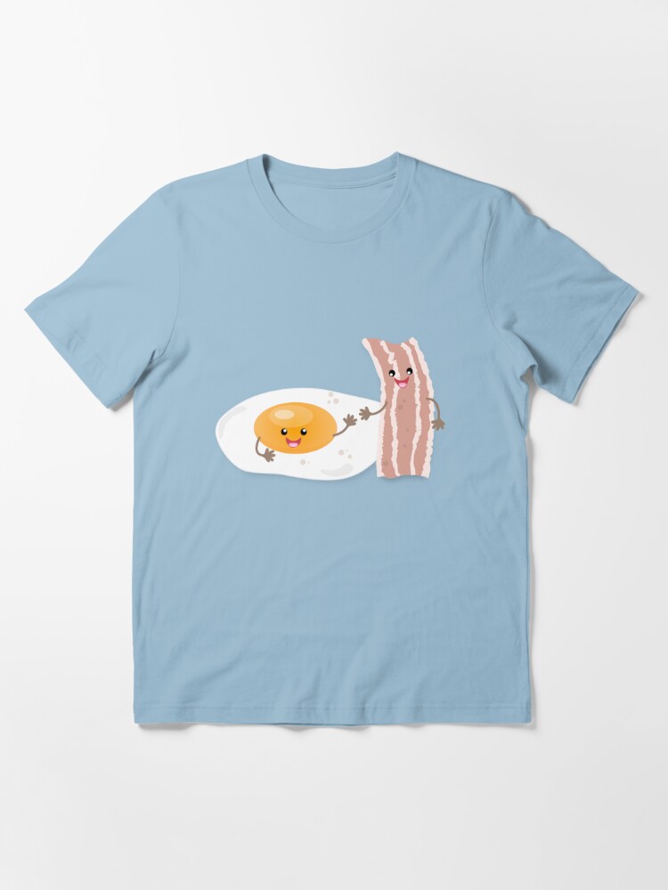 Bacon and Eggs Tshirt Tee Shirt Breakfast Cute Funny Kawaii