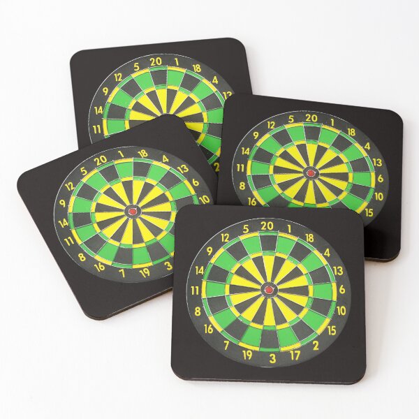 Item preview, Dartboard yellow / green designed and sold by MarcoSc11.
