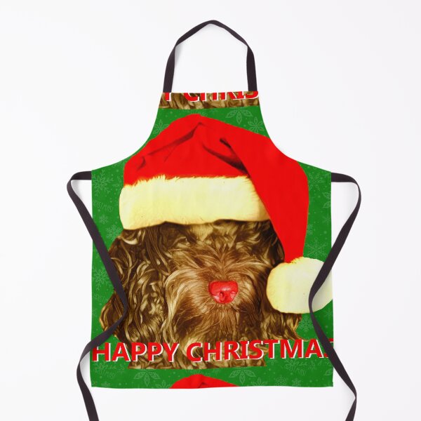 Item preview, Cockapoo Happy Christmas Picture designed and sold by LearsInteriors.