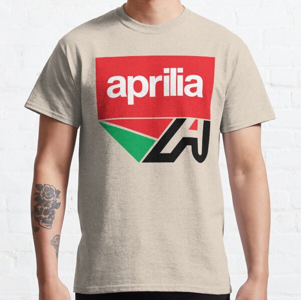 Off Men's Aprilia Logo Short Sleeve T Shirt