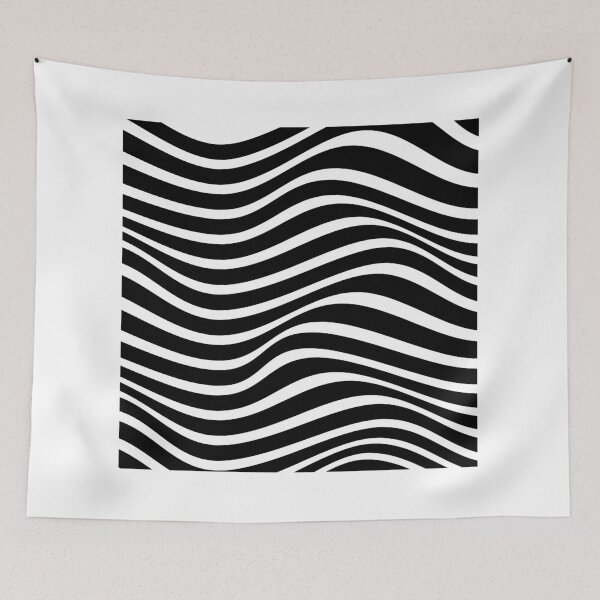 Item preview, Black White Waves designed and sold by basitcv.