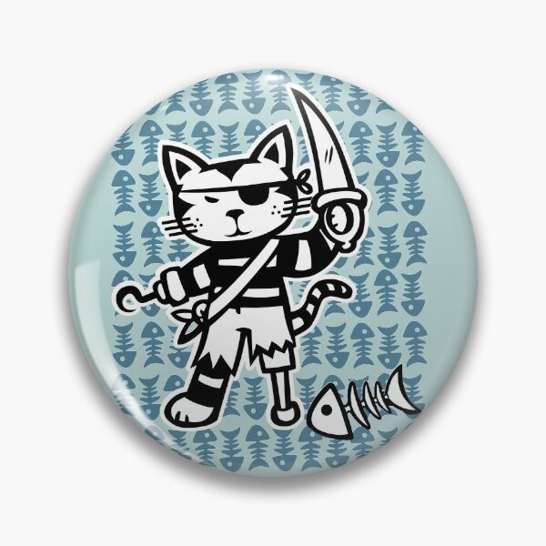 Item preview, Pirate cat designed and sold by rautie.
