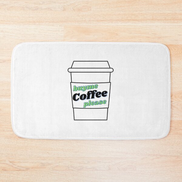 Item preview, Buy me a coffee please - Krasser Thermo Mug Sticker saying with coffee beans something different Art Design designed and sold by Shirtilike.