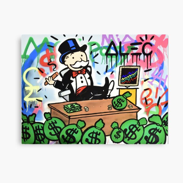 Alec Monopoly t-shirt Canvas Print