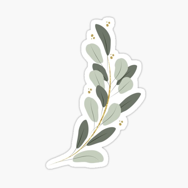 Eucalyptus gold twig Sticker