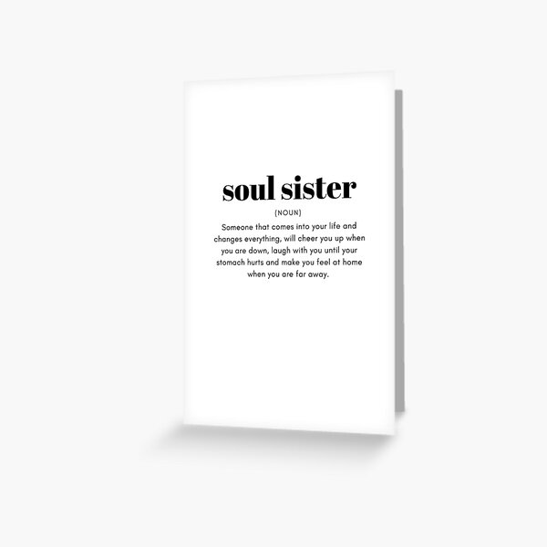 Item preview, soul sister designed and sold by Definions for loved ones.