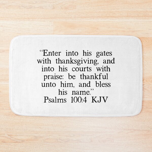 Item preview, Psalms 100:4 KJV designed and sold by IBMClothing.