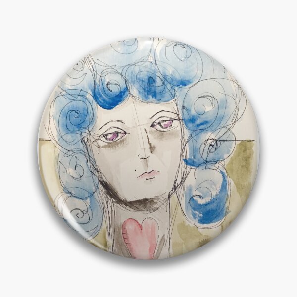 Item preview, She Loved Her Blue Hair designed and sold by Filomena Jack.