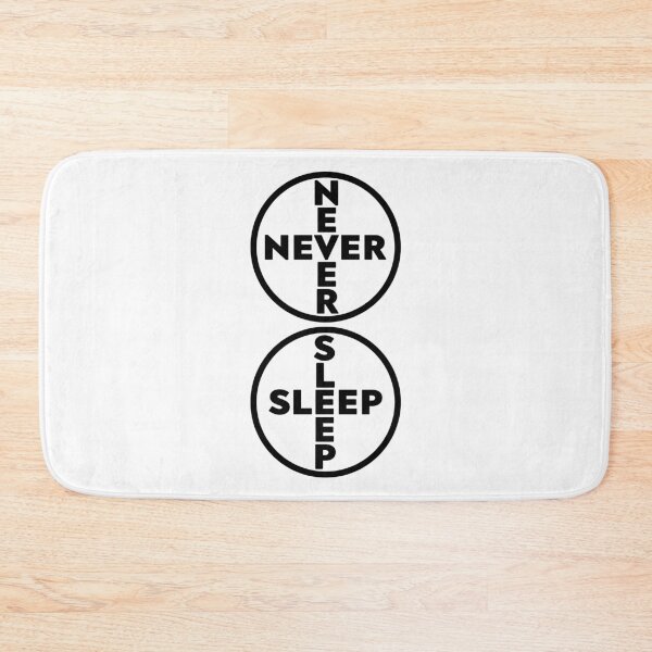 Item preview, NEVER SLEEP black designed and sold by JuicySchinken.