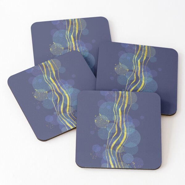 Item preview, Mystical Waves Blue designed and sold by Amandeen.