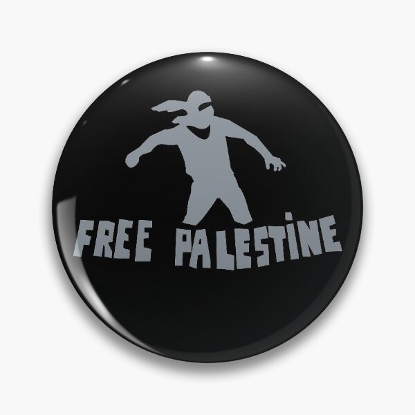 Item preview, Free Palestine Rock Thrower designed and sold by ArtofDissent.