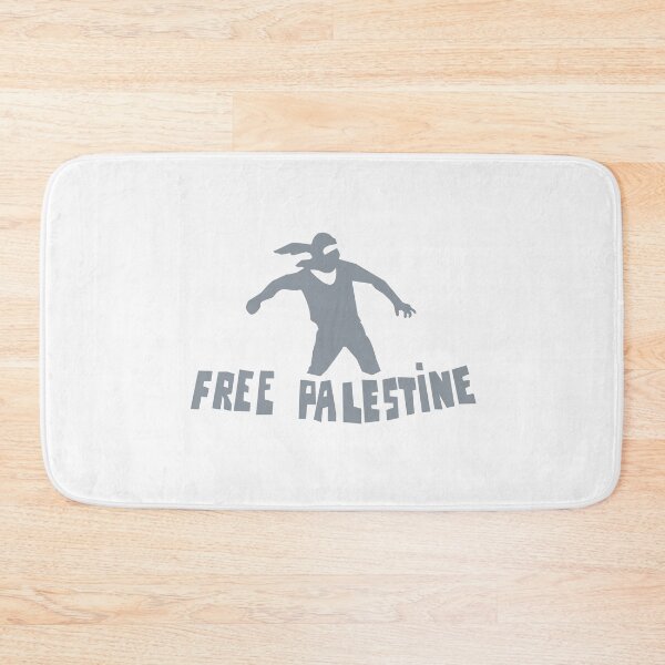 Item preview, Free Palestine Rock Thrower designed and sold by ArtofDissent.