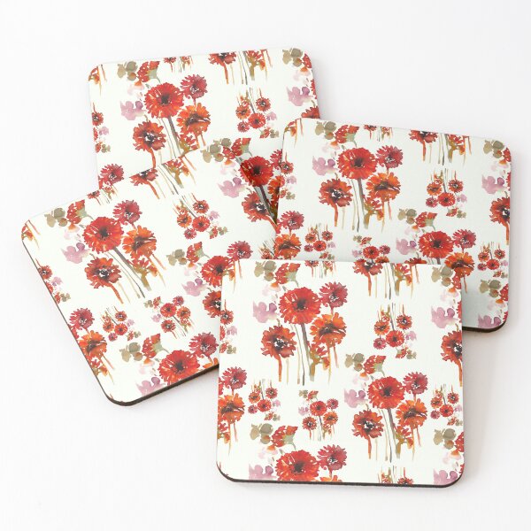 Item preview, Transvaal daisy watercolour painting pattern design designed and sold by EarthyPlanty.