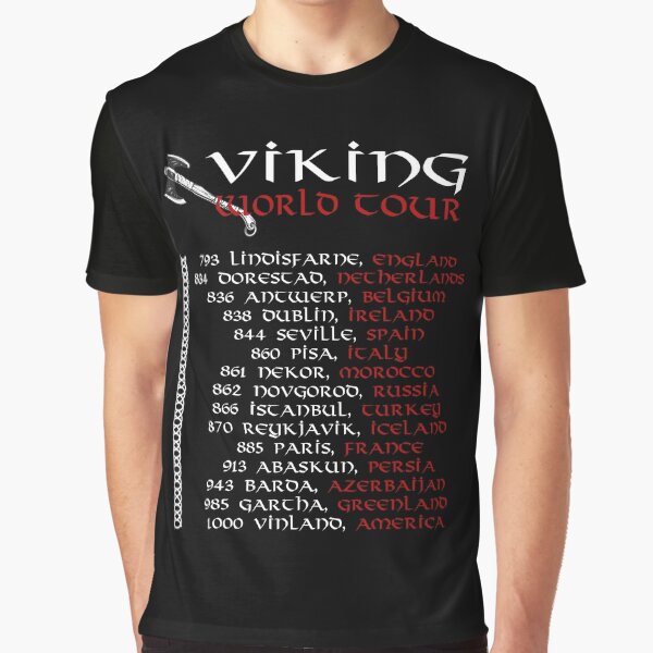 Item preview, Viking World Tour Vikings - Norse Mythology Gift designed and sold by Lenny Stahl.