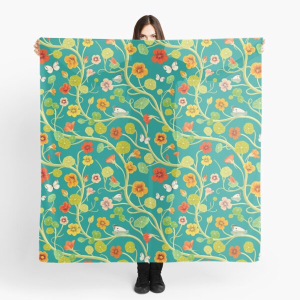 Creeping Nasturtiums Scarf