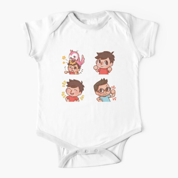 Flamingo Youtube Characters Baby One Piece By Alismangukiya Redbubble - roblox short sleeve baby one piece redbubble