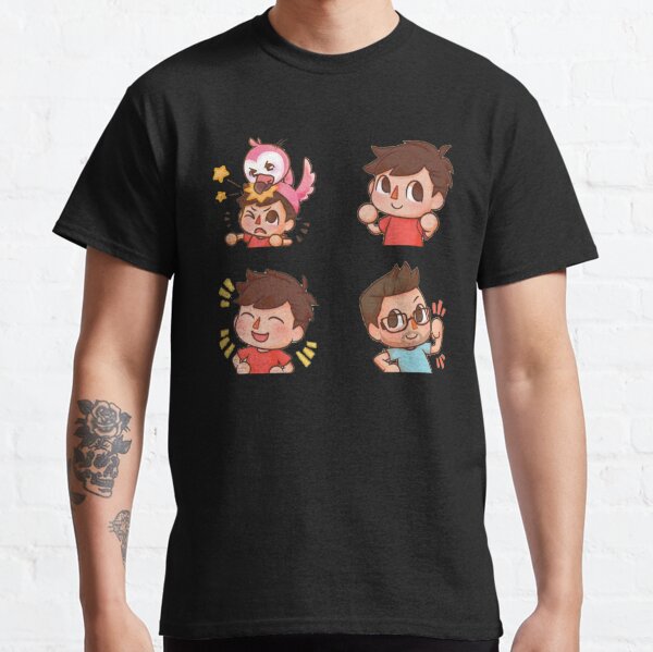 Roblox Characters T Shirts Redbubble - roblox shirt making me making a black leather jacket youtube