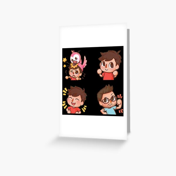 Roblox Characters Greeting Cards Redbubble - roblox skywars how good is halloween pack youtube