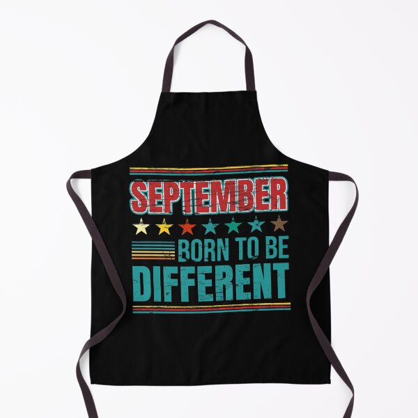 Item preview, September Born to be different birthday quote designed and sold by PlusAdore.