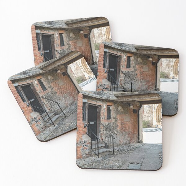 Item preview, Historical alleyway in a medieval courtyard in the city of Norwich designed and sold by yackers1.