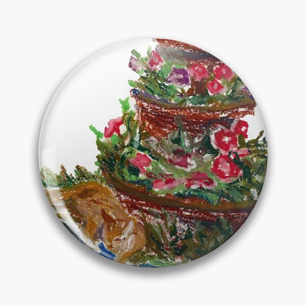 Artikelvorschau, Katzen- und Blumenbeet entworfen und verkauft von DaryaGeft.