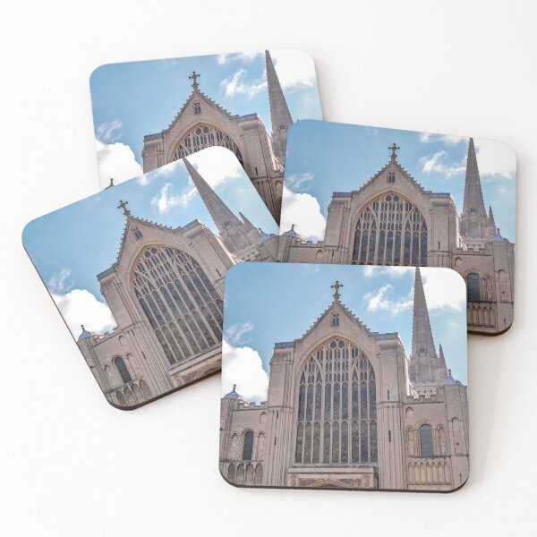 Item preview, Medieval cathedral in the city captured on a bright and sunny day designed and sold by yackers1.