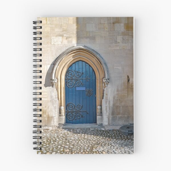 Item preview, Ornate door, half in light and half in shade, of a historic building in the city of Norwich designed and sold by yackers1.