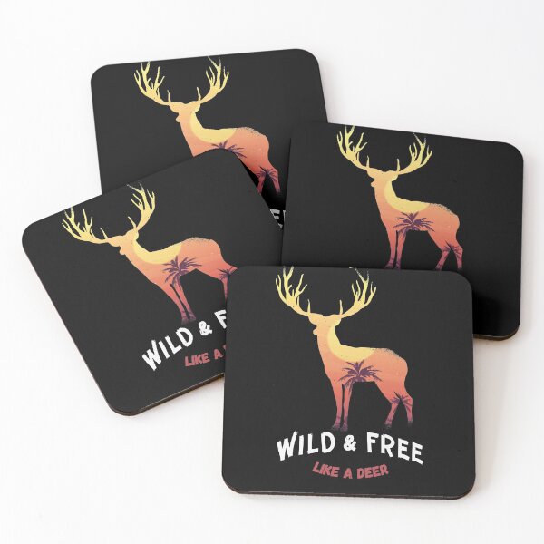 Item preview, wild and free like a deer summer sunny design designed and sold by Saggifit.