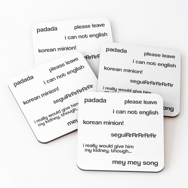 Item preview, ATEEZ - Funny Quotes Memes Pack PLEASE LEAVE Padada [BUY MEDIUM OR LARGER FOR STICKER PACK] designed and sold by SugarSaint.