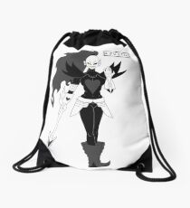 Undyne the Undying Drawstring Bag