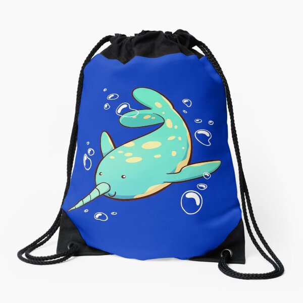 Narwhal Drawstring Bag