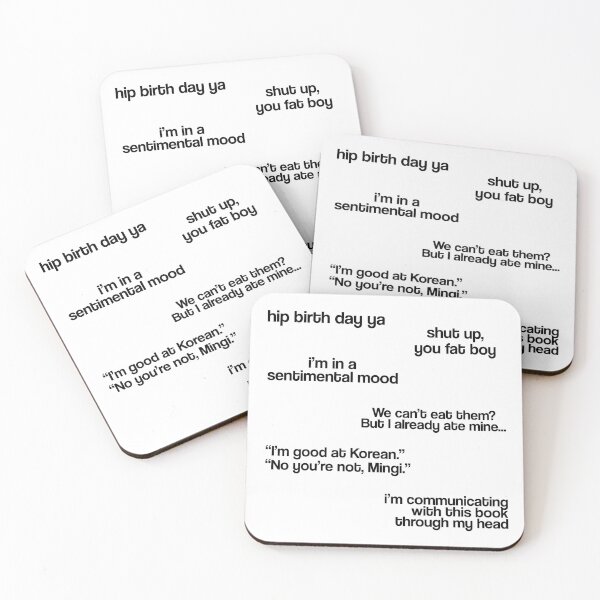 Item preview, ATEEZ - Funny Quotes Memes Pack [BUY MEDIUM OR LARGER FOR STICKER PACK] designed and sold by SugarSaint.