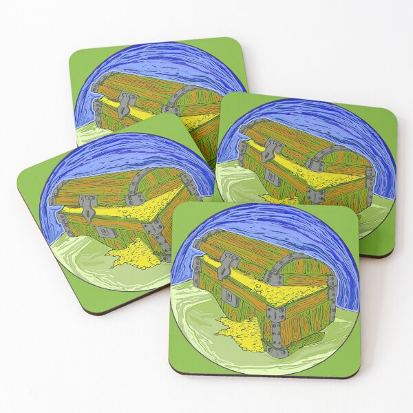 Item preview, Sunken Treasure Chest 2 designed and sold by Salt & Keep.