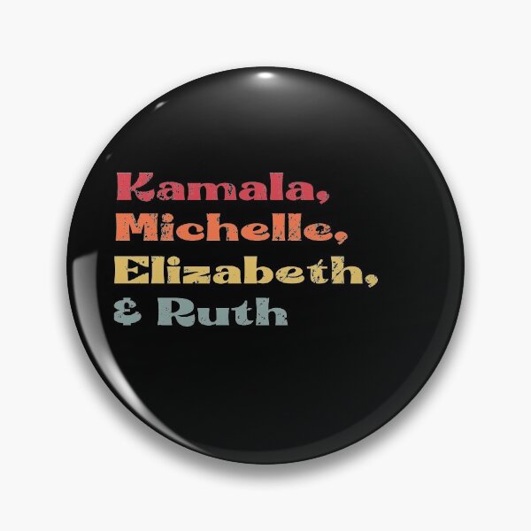 Item preview, Ícono político feminista Kamala, Michelle, Elizabeth y Ruth designed and sold by EgleG.