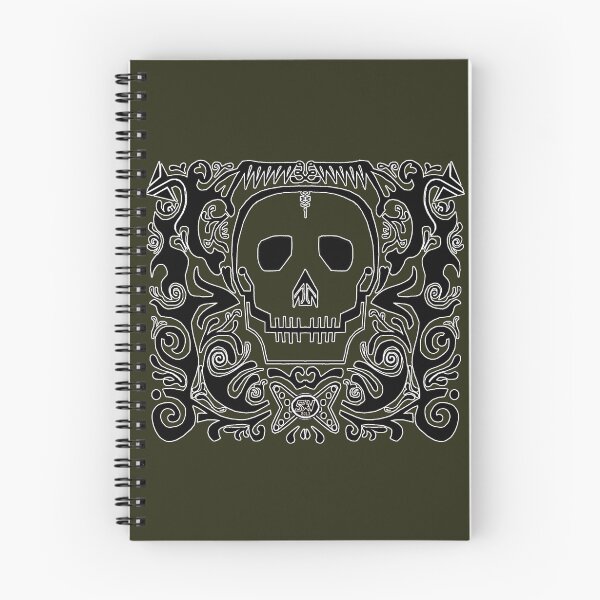 Item preview, skull stencil designed and sold by Utilicon.