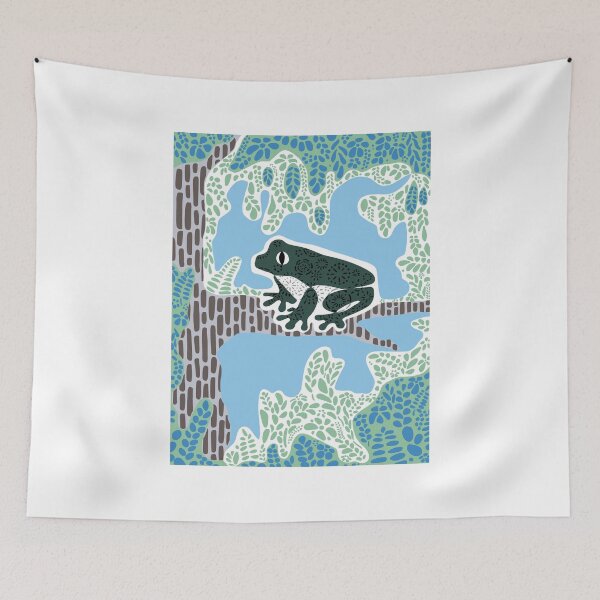 Item preview, Patterned Frog- Forest designed and sold by JKStudioArtShop.