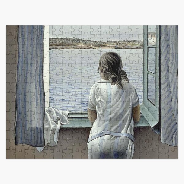 Item preview, WOMAN IN THE WINDOW : Vintage 1925  Painting Print designed and sold by posterbobs.