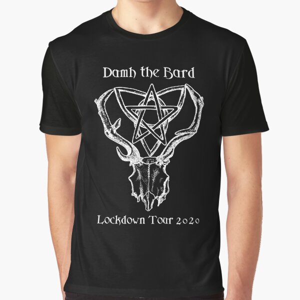 Lockdown Tour 2020 (this is a White image on a transparent background) Graphic T-Shirt